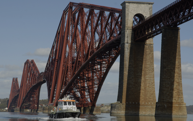 The Forth Bridge - from Hawes Pier, South Queensferry.